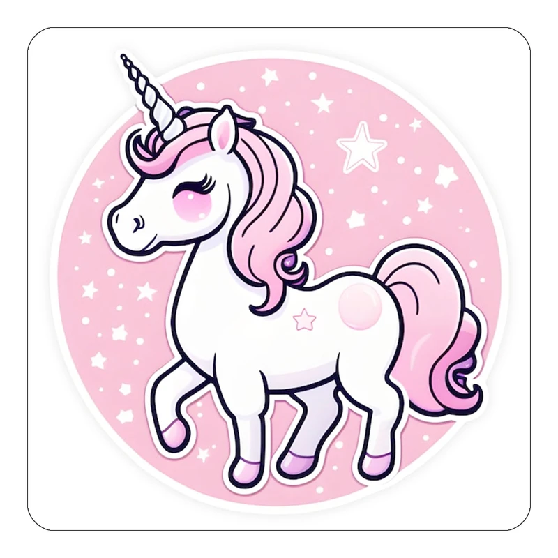 مگنت کاکتی طرح اسب تک شاخ و یونیکورن مدل mp30479