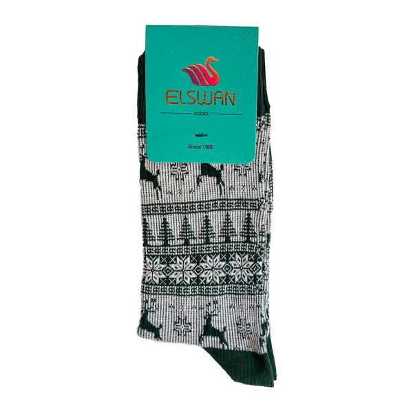 جوراب زنانه ال سون مدل گوزن کد PH934.2 - - 2