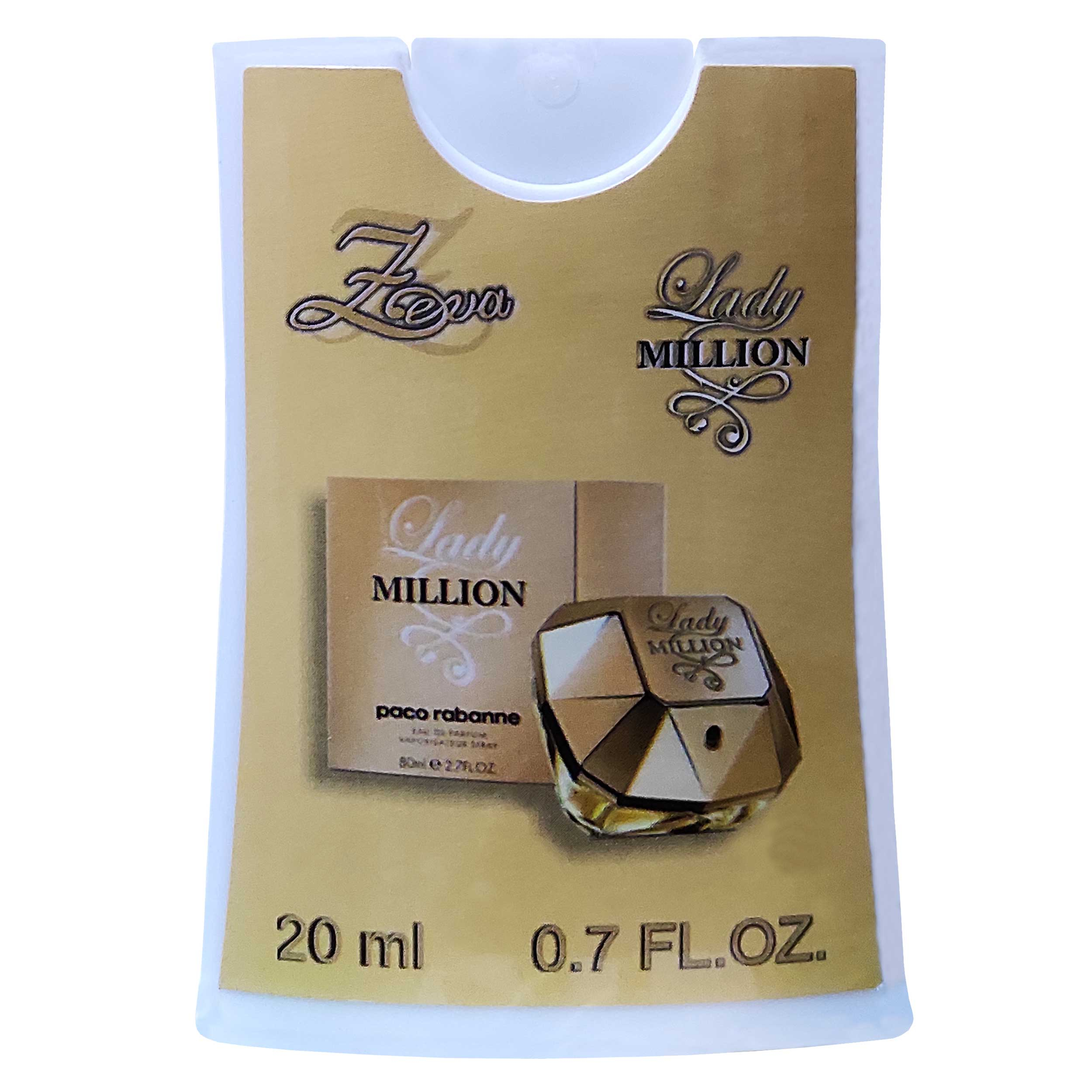 عطر جیبی مردانه زوا مدل One Million حجم 20 میلی لیتر