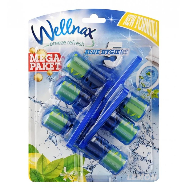 قرص جرمگیر توالت فرنگی ولناکس مدل Lemon بسته 12 عددی