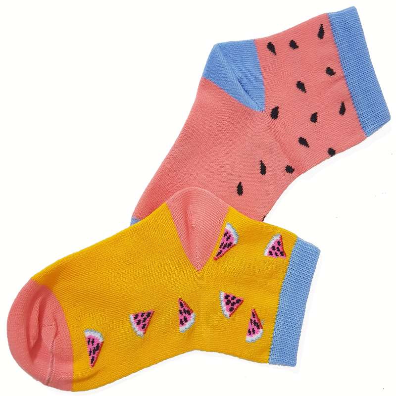 جوراب بچگانه مدل تا به تا هندوانه