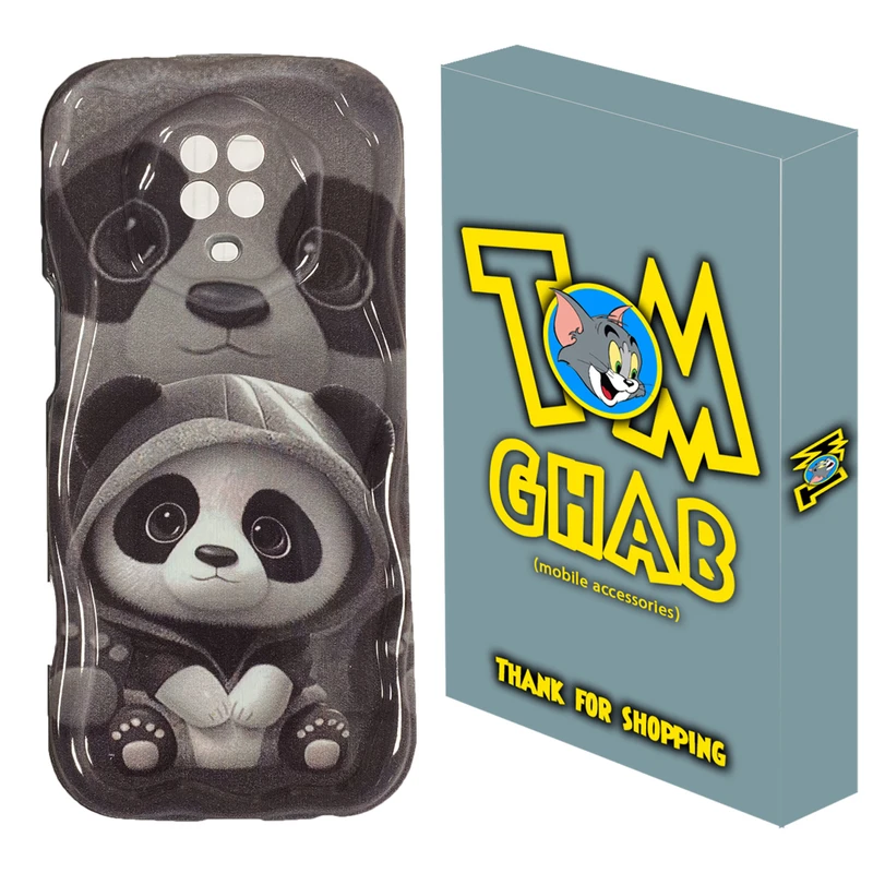 کاور تام قاب مدل پاندا طرح کلاه مناسب برای گوشی موبایل شیائومی Redmi Note 9 Pro / Note 9S