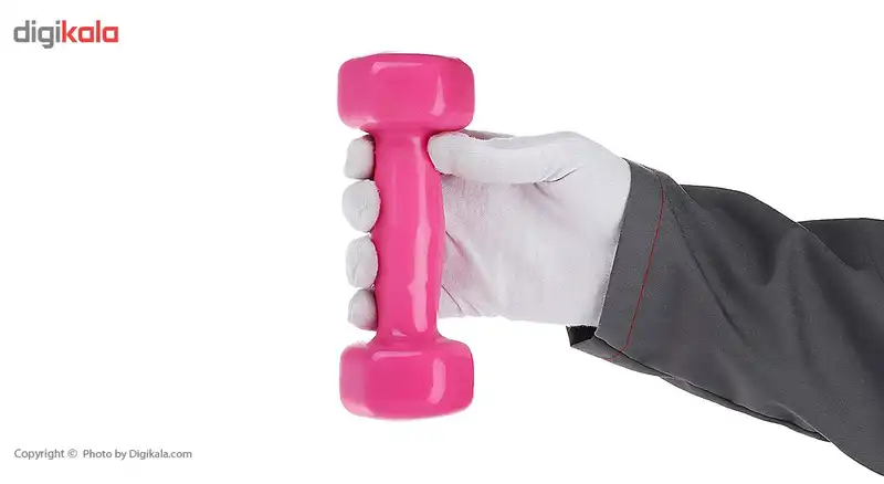 دمبل ایروبیک روکش دار 1.5 کیلوگرمی بسته دو عددی