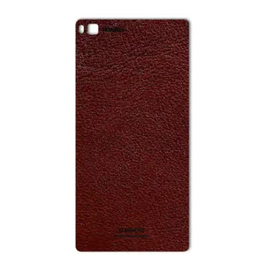 MAHOOT Natural Leather Cover Sticker for Huawei P8