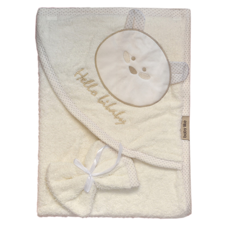 ست حوله 2 تکه کودک بیبی لایک مدل 2131.1