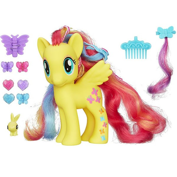 عروسک مای لیتل پونی سری Friendship Is Magic مدل Styling Strands Fashion Pony Fluttershy سایز 2