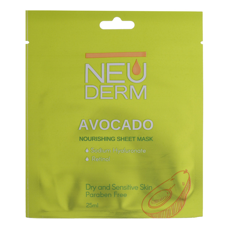 ماسک صورت نئودرم مدل Avocado حجم 25 میلی لیتر ماسک صورت نئودرم مدل Avocado حجم 25 میلی لیتر