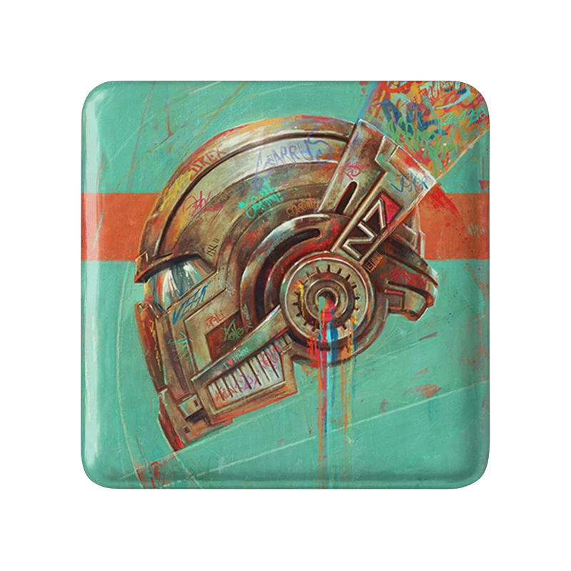 پیکسل خندالو طرح بازی مس افکت (Mass Effect) مدل مربعی کد 31568