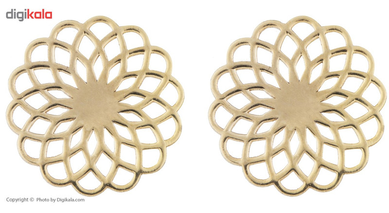 نیم ست طلا 18 عیار زنانه رزا مدل SG103