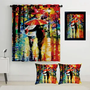 Rence S2-41034 Curtain with Tableau and Cushion