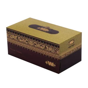دستمال کاغذی 100 برگ سه لایه  پلاس وی  مدل LuxuryRose