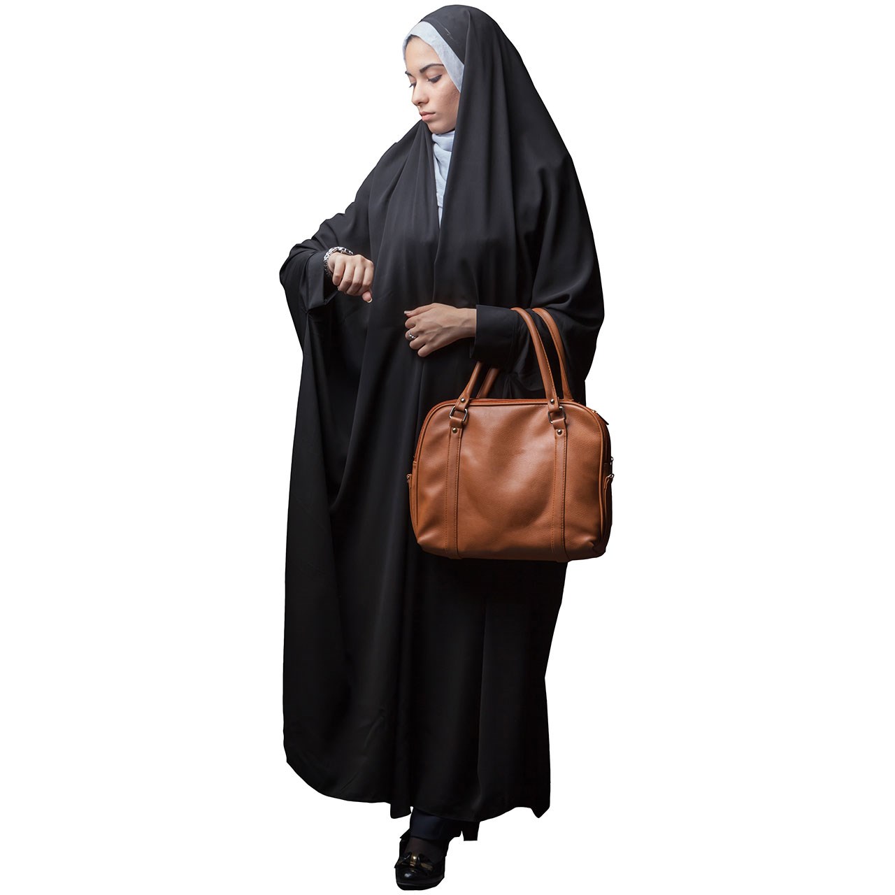 چادر دانشجوئی نرجس حجاب فاطمی مدل 201188MI