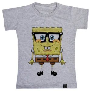 تی شرت آستین کوتاه دخترانه 27 مدل باب اسفنجی کد V185