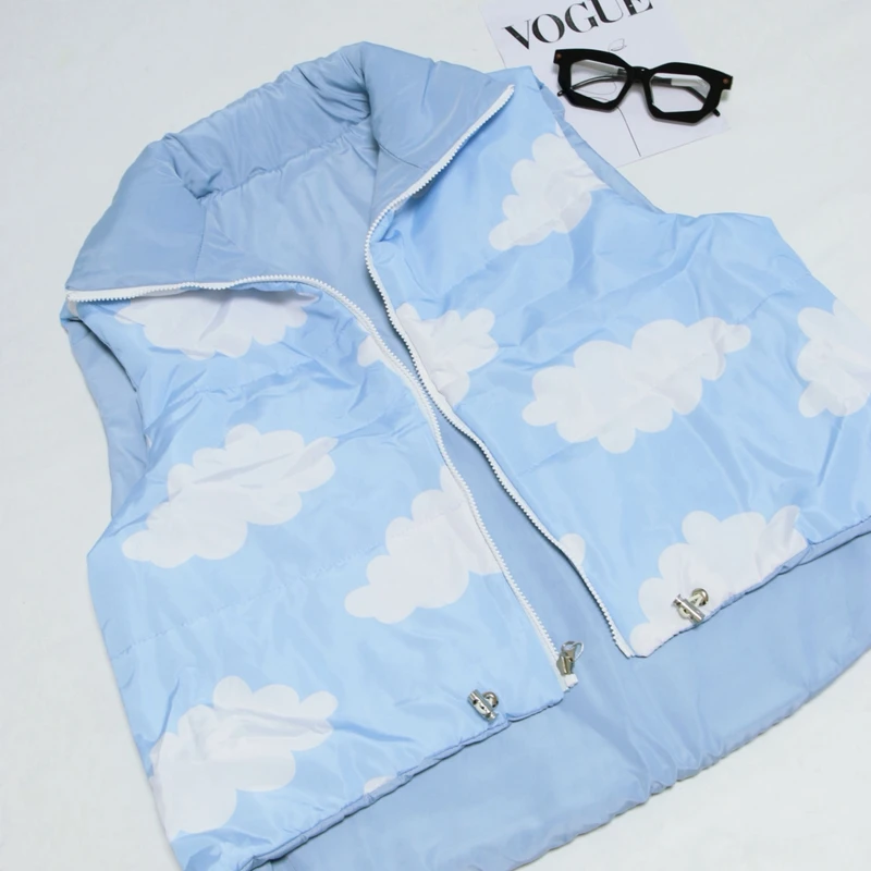 عکس شماره 9 : پافر زنانه مدل دورو با طرح آسمان کد ana-10280