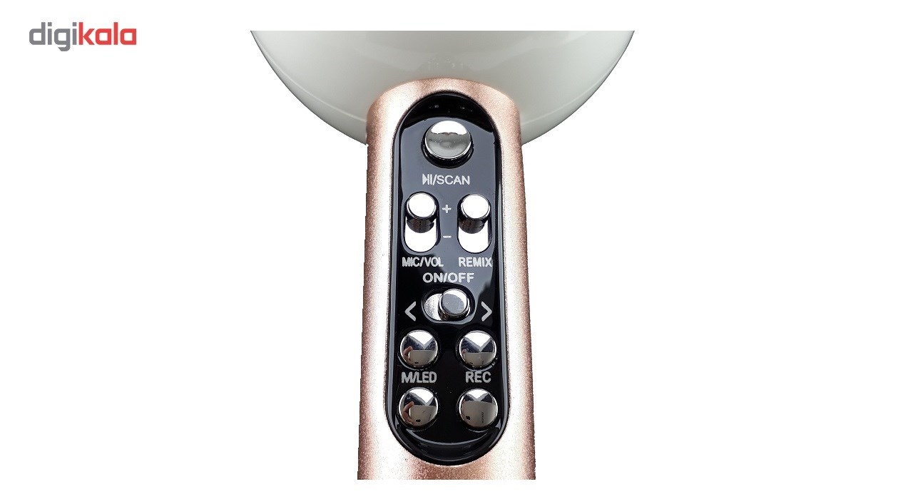 بلندگو دستی با اکو و بلوتوث مدل WS-878