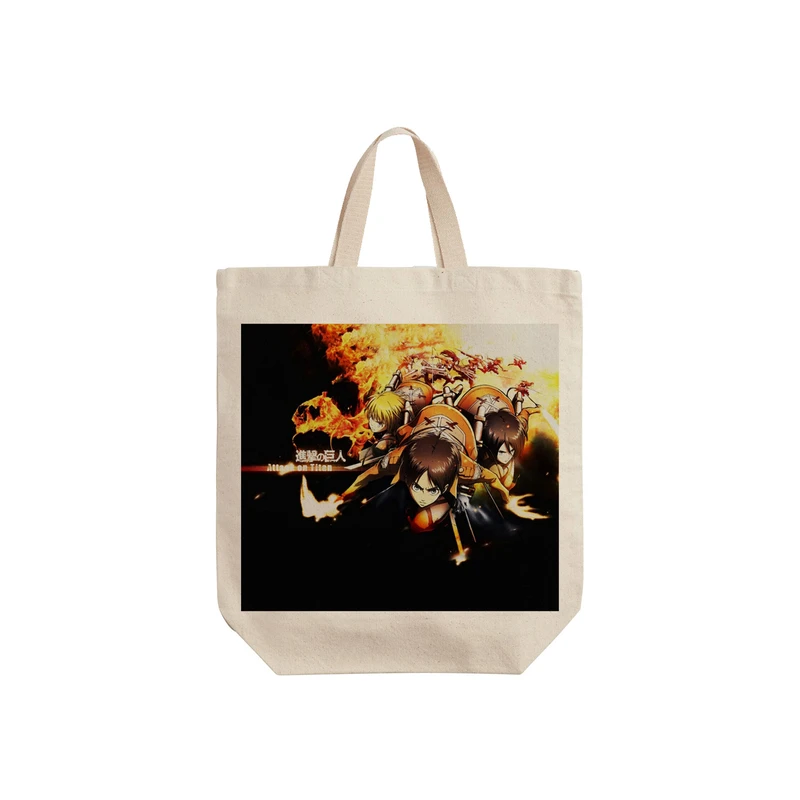 ساک خرید ترمه طراحان ایده مدل Attack on Titan کد strm0366 - S