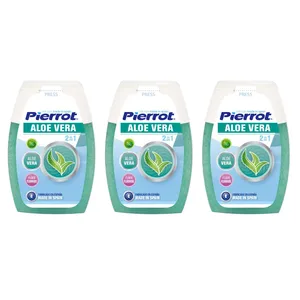 خمیردندان پیرروت مدل Aloe Vera 2 in 1 حجم 75ml  بسته 3 عددی