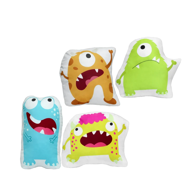 کوسن کودک مدل علمی طرح مولکول ها  کد 011 سایز 24*28 سانتی متر بسته 4 عددی