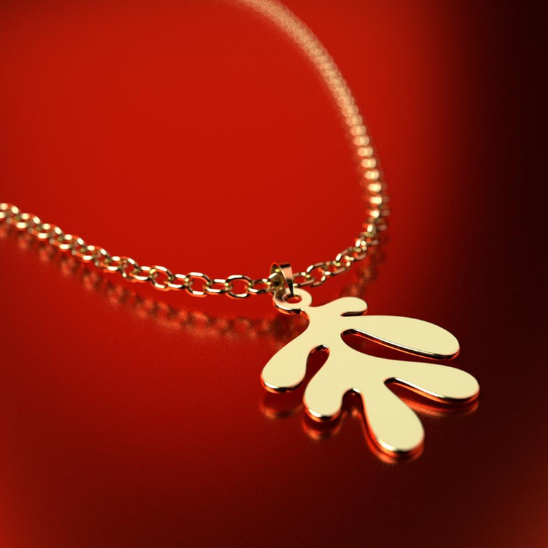 آویز گردنبند طلا 18 عیار زنانه مدوپد مدل برگ کد PA1-14967 آویز گردنبند طلا 18 عیار زنانه مدوپد مدل برگ کد PA1-14967