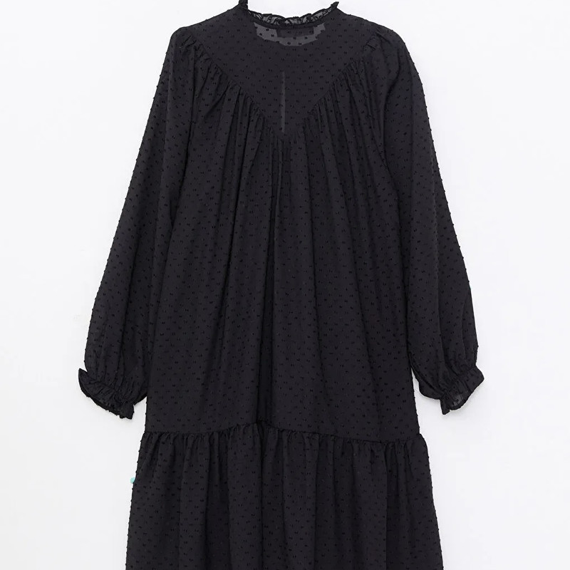 پیراهن یقه گرد زنانه ال سی وایکیکی مدل پرنسسی