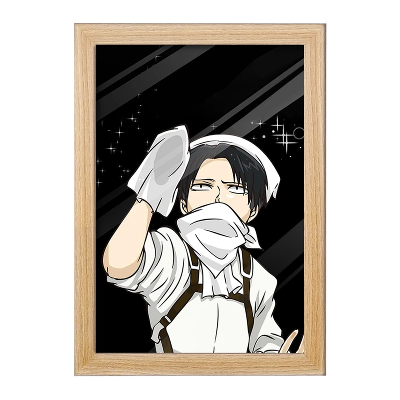 تابلو خندالو مدل لیوای انیمه اتک آن تایتان Attack on Titan  کد 18560