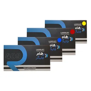 کارتریج تونر رهام چاپگر مدل 409 مجموعه 4 عددی