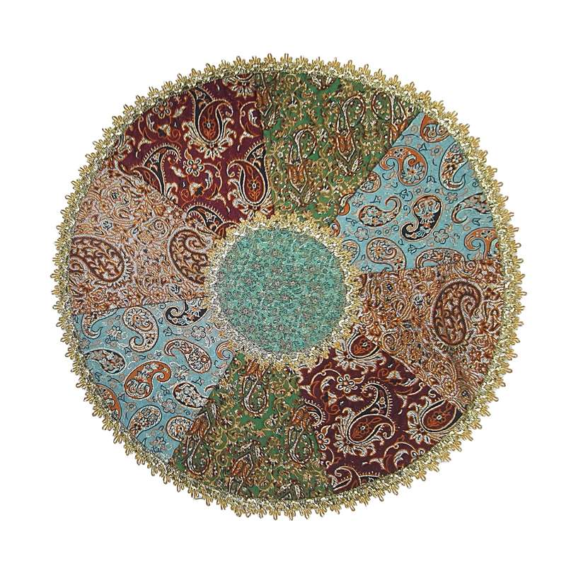 رومیزی ترمه مدل چهل تکه سالار کد F151
