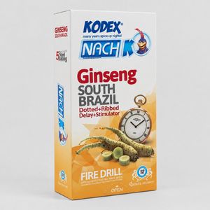 کاندوم تاخیری جینسینگ کدکس مدل Ginseng بسته 12 عددی