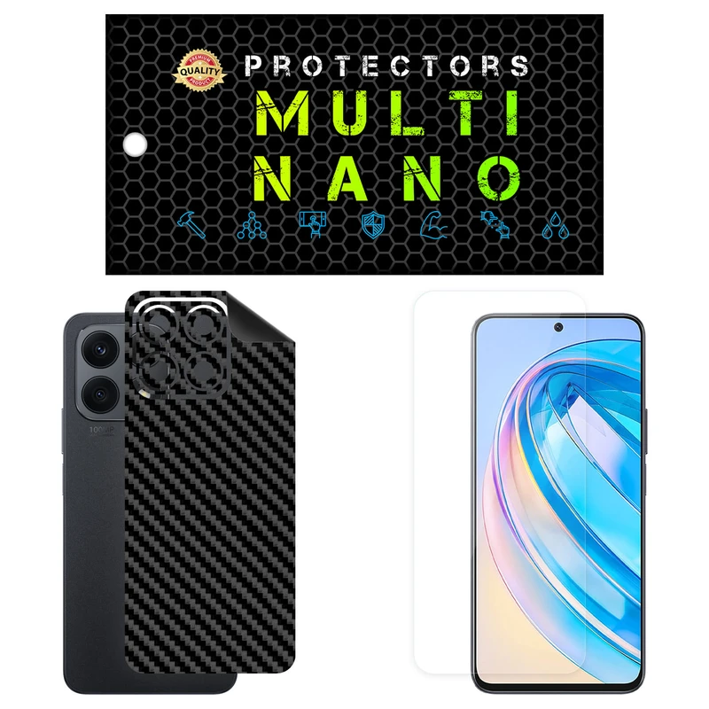محافظ صفحه نمایش مولتی نانو مدل X-SFC مناسب برای گوشی موبایل آنر X8A به همراه برچسب پوششی
