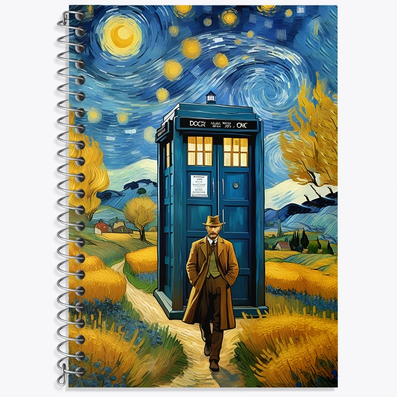 دفتر نت موسیقی 50 برگ خندالو طرح ونسان ونگوگ کد N5846