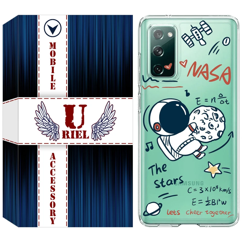 کاور یوریل مدل Clear کد 27 طرح ناسا مناسب برای گوشی موبایل سامسونگ Galaxy S20 FE