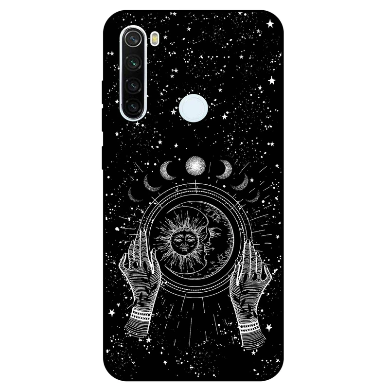 کاور مگافون طرح ماه و خورشید مدل 1892 مناسب برای گوشی موبایل شیائومی Redmi Note 8 