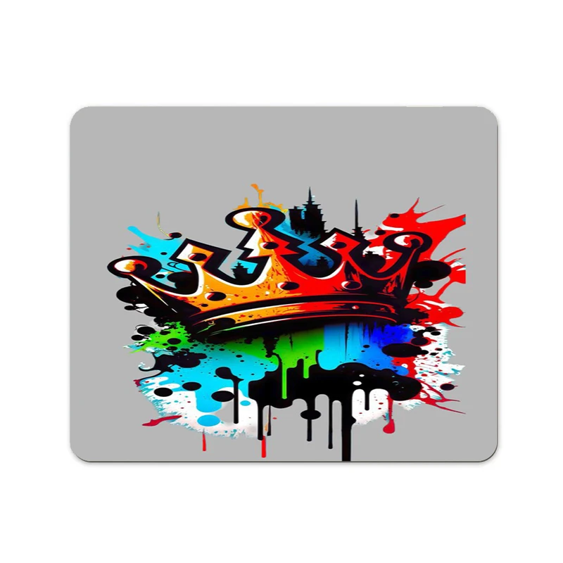 ماوس پد پاد آفرین مدل تاج رنگی کد p133 سایز 24*19 سانتی متر 