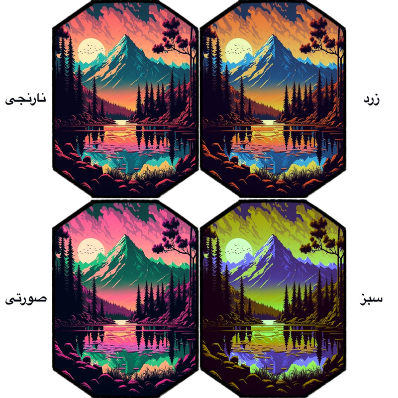 گردنبند مدل شب تاب کد AC137