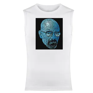 تاپ مردانه مدل breaking bad  کد SH108 رنگ سفید