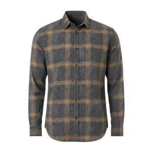 پیراهن آستین بلند یقه برگردان مردانه مدل MDSS-CH3449