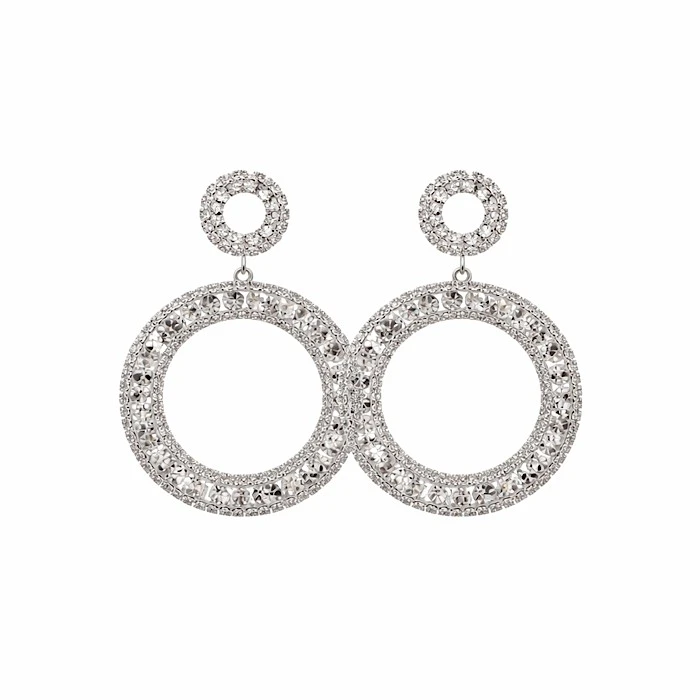 گوشواره آویز زنانه طرح جواهر کد 3206