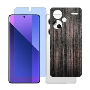Glass Together model matte anti blue Screen Protector Suitable for Xiaomi Redmi Note 13 Pro Plus Mobile Phone with Back cover sticker