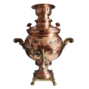 سماور ذغالی برنجی مدل 386