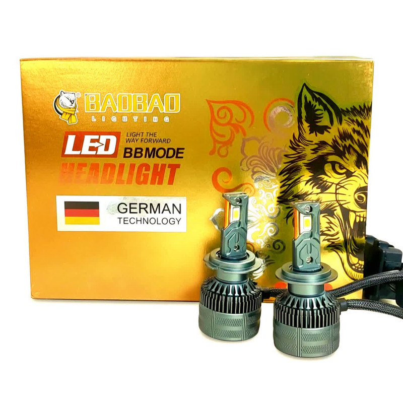 هدلایت لامپ خودرو بائو بائو مدل BB2282 پایه H7 بسته دو عددی