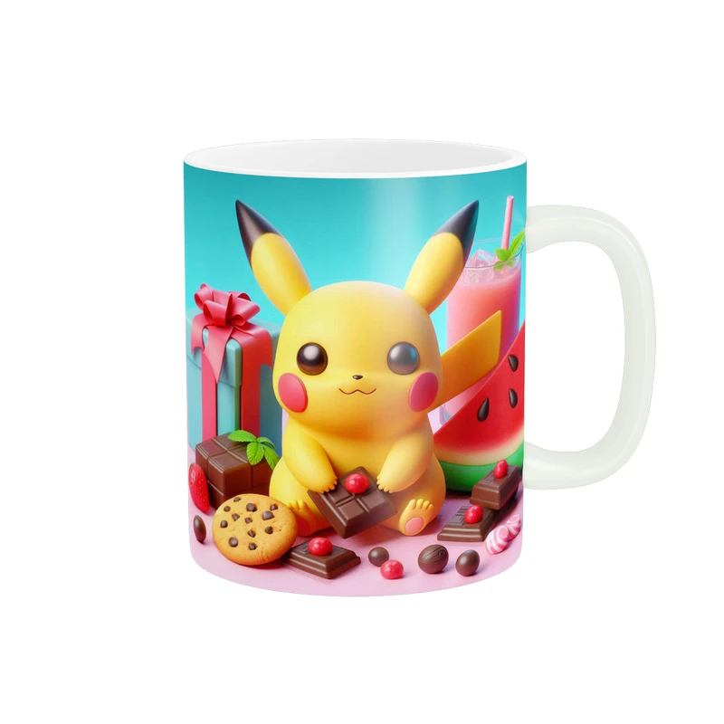 ماگ پاد آفرین طرح پیکاچو مدل هدیه شب چله کد 105