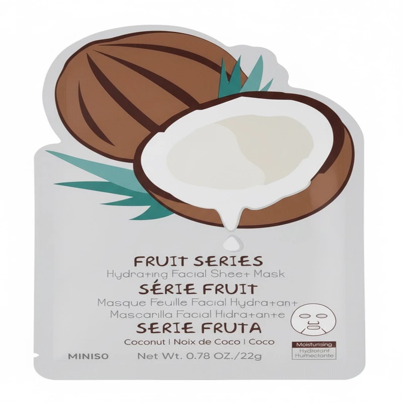 ماسک صورت مینیسو مدل Coconut مناسب برای پوست چرب و مختلط وزن 22 گرم