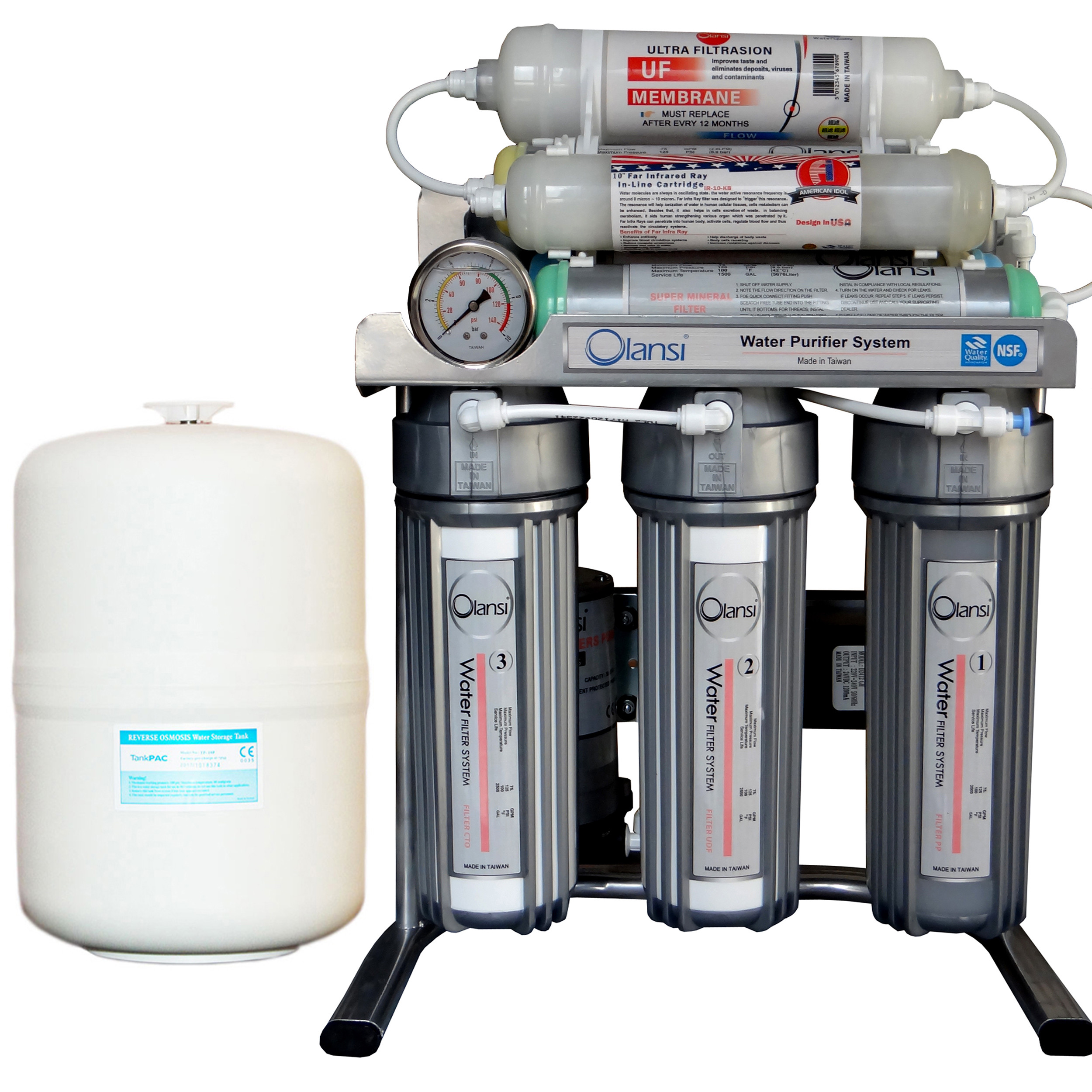 دستگاه تصفیه کننده آب اولانسی مدل CHROME A1050