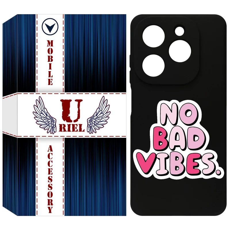 کاور یوریل مدل KSH کد 92 طرح انرژی مثبت مناسب برای گوشی موبایل تکنو Spark 20 / Spark Go 2024