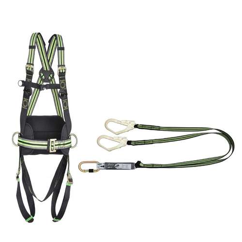 هارنس ایمنی کراتوس سیفتی مدل FA1020400 به همراه لنیارد مدل FA3040018