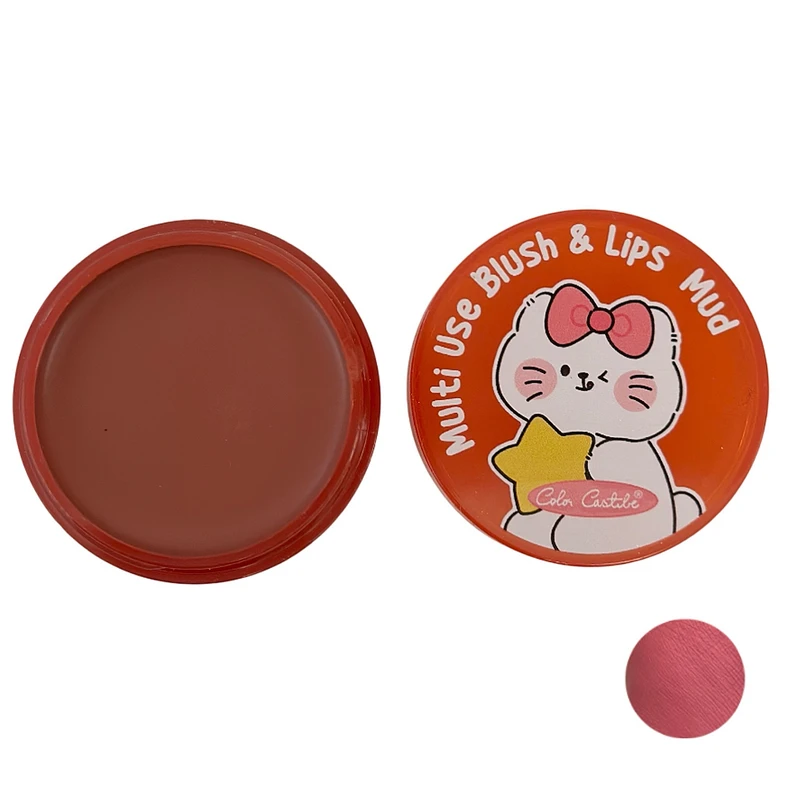 رژگونه مات کالرکستل مدل فانتزی شماره 04