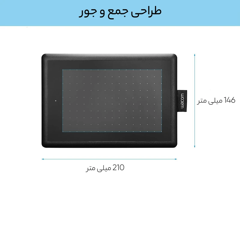 عکس شماره 6 : قلم نوری وکوم مدل one wacom s ctl-472