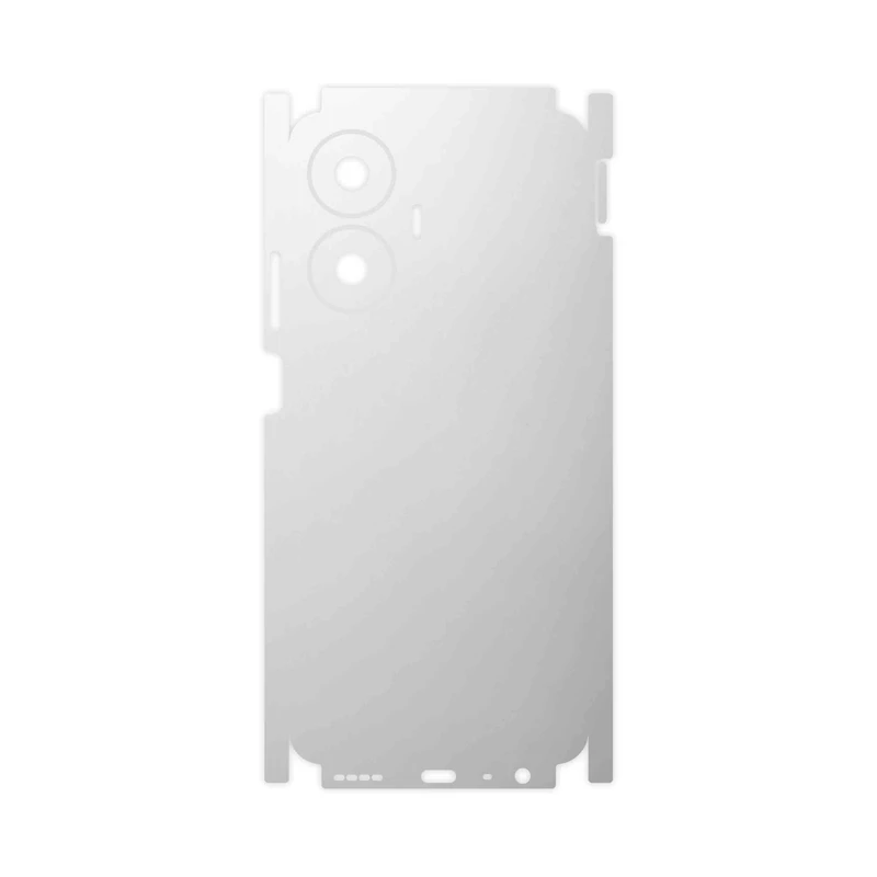 برچسب پوششی ماهوت مدل Matte-White-FullSkin مناسب برای گوشی موبایل ریلمی C55