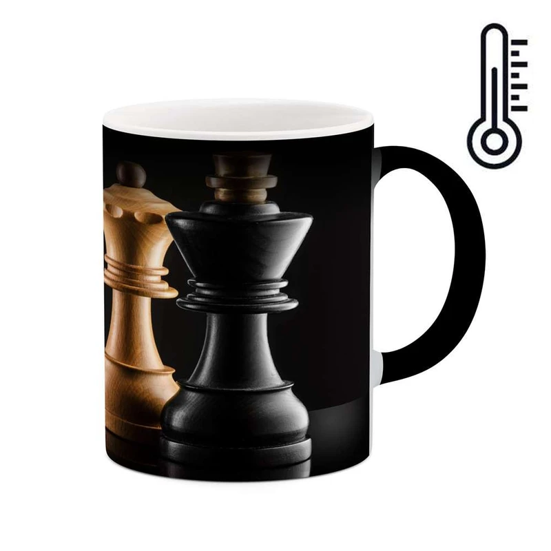 ماگ حرارتی کاکتی مدل شطرنج کد mgh17327