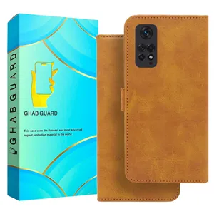 Ghab Guard CLASSLENS Magnetic Wallet Case Cover For Xiaomi Redmi Note 12 Pro 4G 